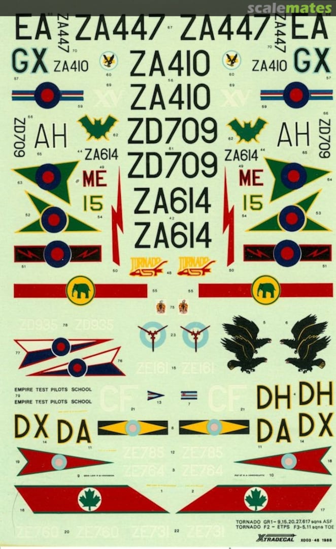 Boxart Tornado GR.1 / F.2 / F.3 X003-48 Xtradecal Boxart Tornado GR.1 / F.2 / F.3 X003-48 Xtradecal