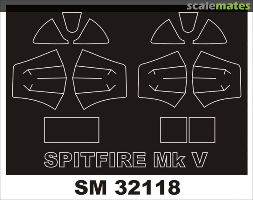 Boxart Spitfire Mk Vb SM32118 Montex Boxart Spitfire Mk Vb SM32118 Montex