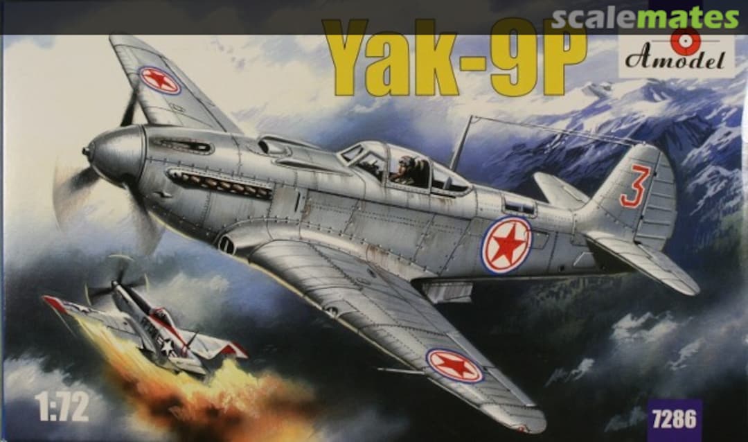 Boxart Yak-9P 7286 Amodel Boxart Yak-9P 7286 Amodel
