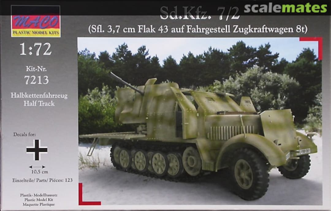 Boxart Sd.Kfz. 7/2 7213 MACO Boxart Sd.Kfz. 7/2 7213 MACO