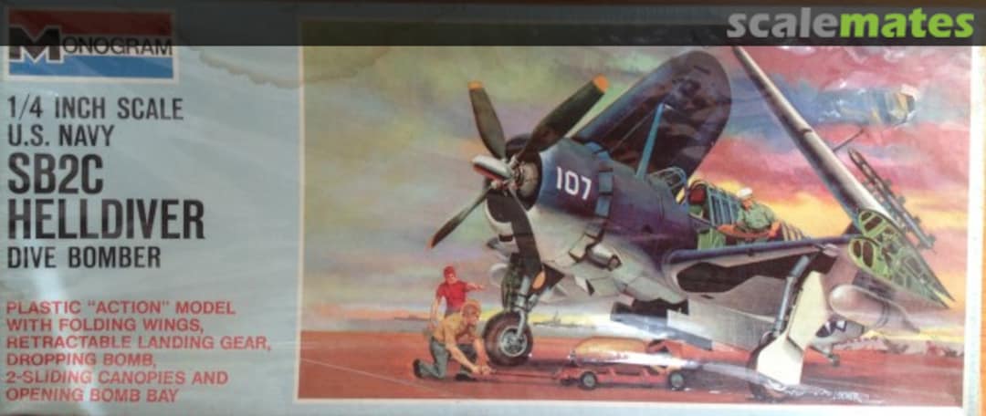 Boxart Curtiss SB2C Helldiver 6831-0103 Monogram New Zealand Boxart Curtiss SB2C Helldiver 6831-0103 Monogram New Zealand