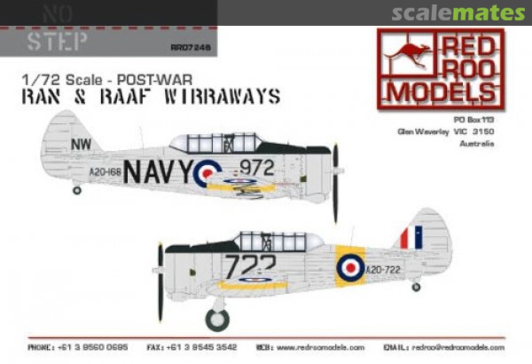 Boxart Post-War RAN & RAAF Wirraways RRD7246 Red Roo Models