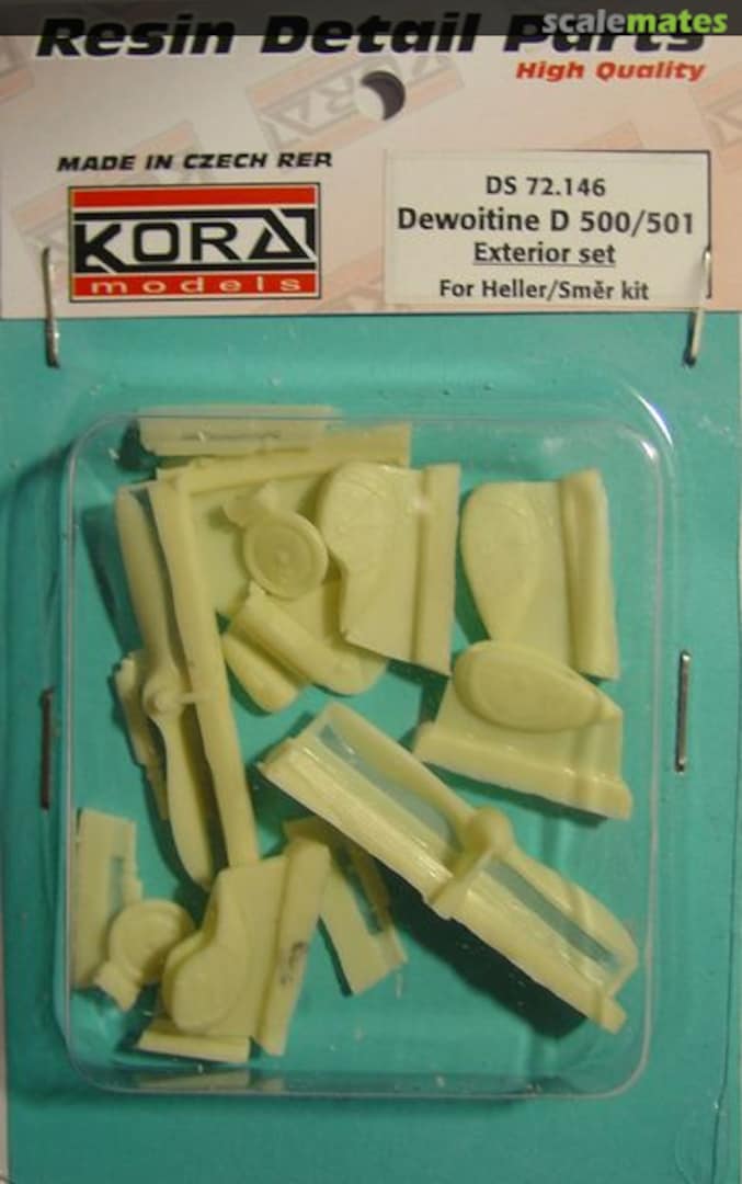 Boxart Dewoitine D 500/501 Exterior set DS71.146 Kora Models Boxart Dewoitine D 500/501 Exterior set DS71.146 Kora Models