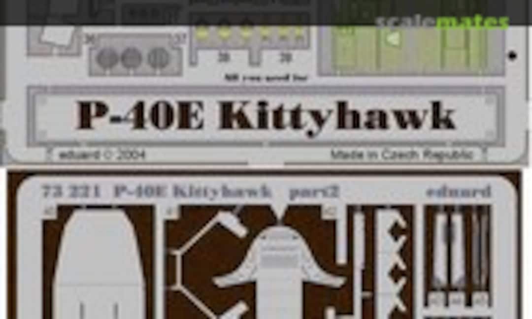 1:72 P-40 E Kittyhawk Mk 1 Colour Set (Eduard 73221) 73221