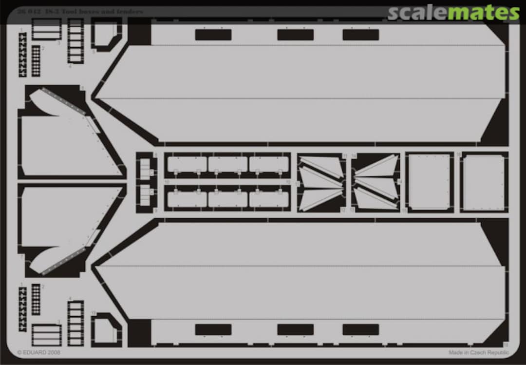 Boxart JS-3 Tool Boxes and Fenders 36042 Eduard Boxart JS-3 Tool Boxes and Fenders 36042 Eduard