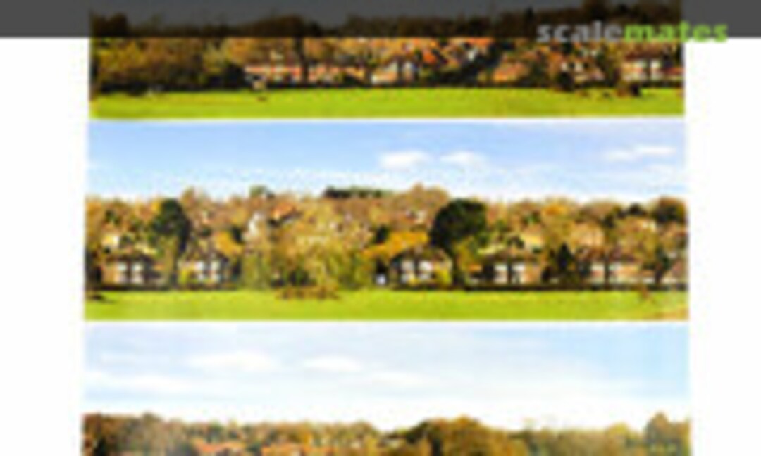 No Large Backscene - Village (2744 x 304mm) (Gaugemaster GM704) GM704