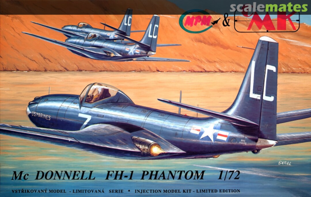 Boxart McDonnell FH-1 Phantom 72005 MPM Production Boxart McDonnell FH-1 Phantom 72005 MPM Production