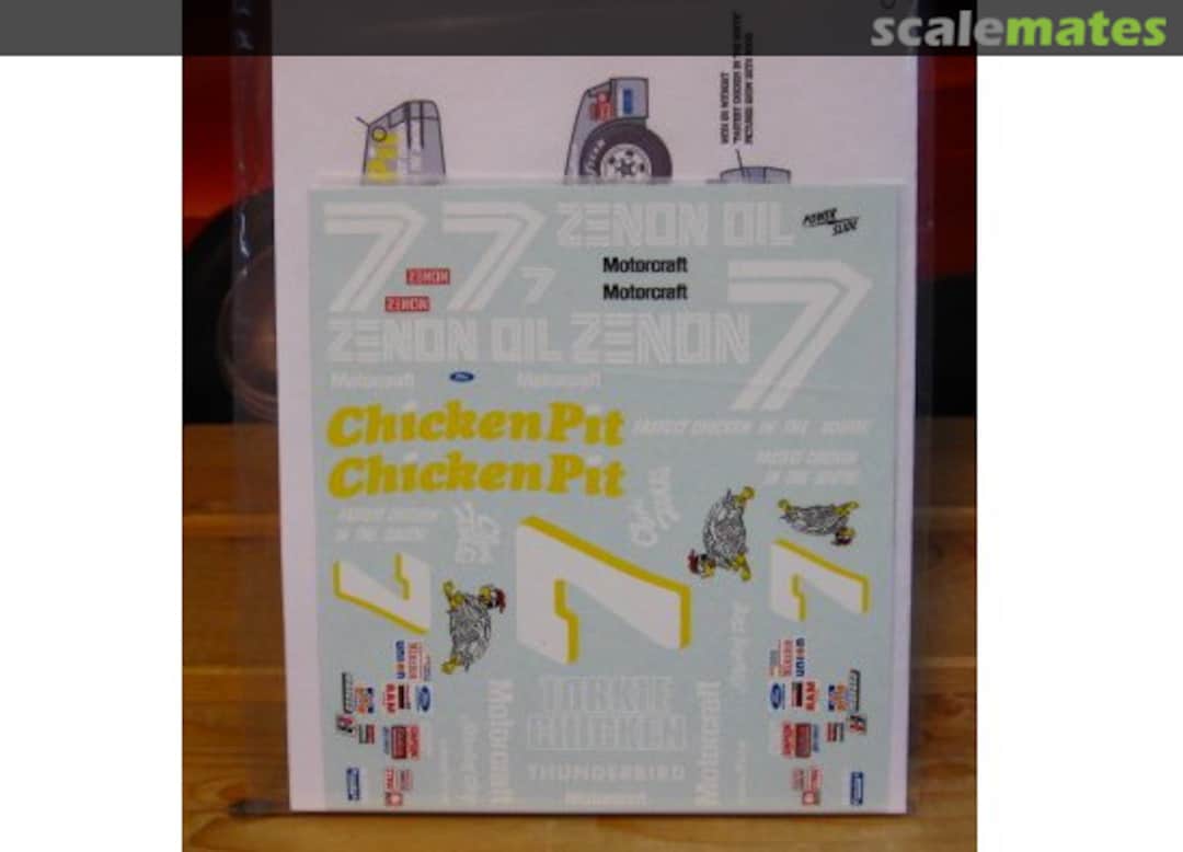 Boxart #7 Chicken Pit/Zenon 1985 Thunderbird 35001CP Powerslide Decals Boxart #7 Chicken Pit/Zenon 1985 Thunderbird 35001CP Powerslide Decals