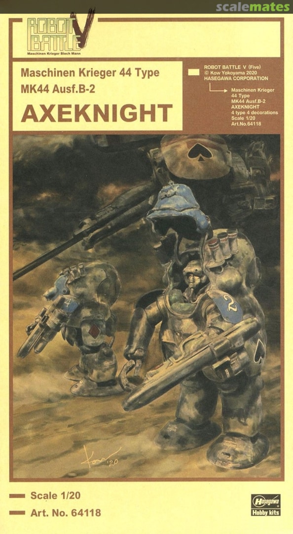 Boxart Axeknight Mk44 Ausf.B-2 64118 Hasegawa Boxart Axeknight Mk44 Ausf.B-2 64118 Hasegawa