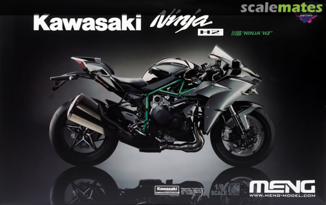 Boxart Kawasaki Ninja H2 MT-002s Meng Model Boxart Kawasaki Ninja H2 MT-002s Meng Model