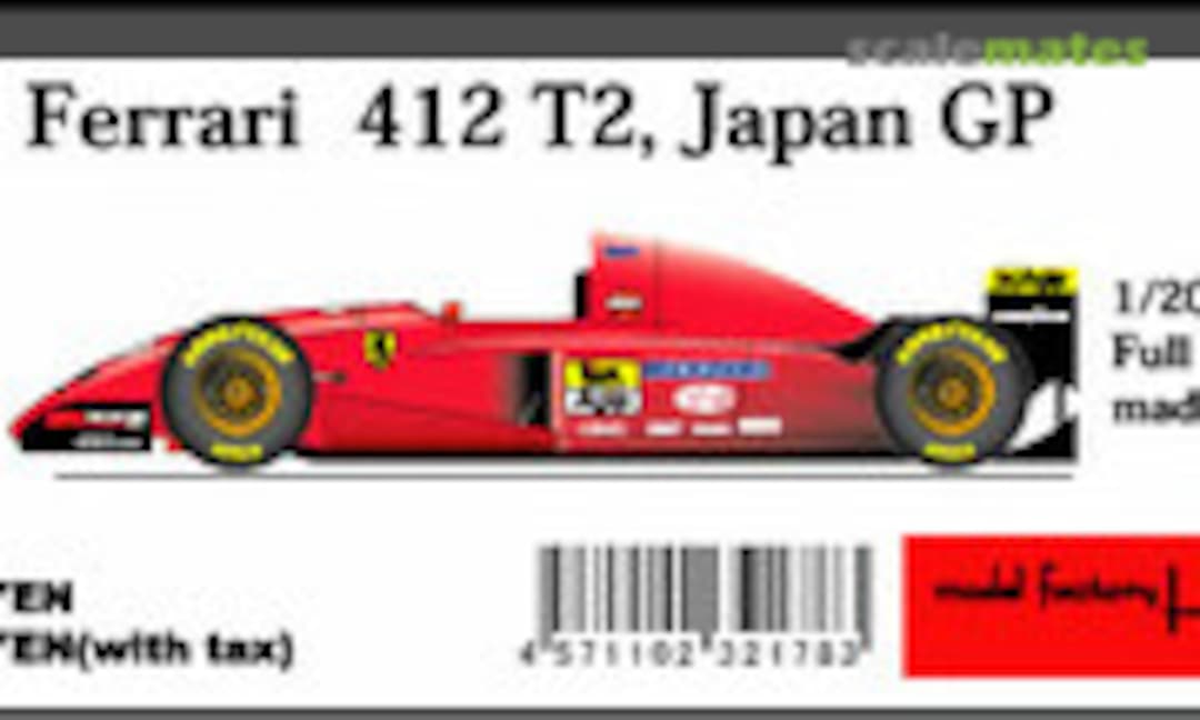 1:20 Ferrari 412 T2 (Model Factory Hiro K-178)