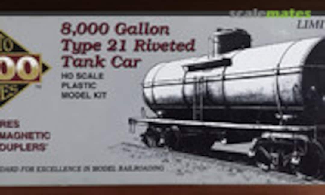 1:87 8,000 Gallon Type 21 Riveted Tank Car (Life Like Proto 2000 RM 587007) RM 587007