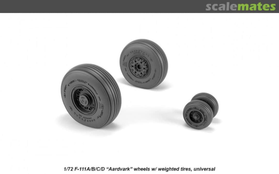 Boxart F-111A/B/C/D "Aardvark" Wheels w/ weighted tires AW72337 Armory Boxart F-111A/B/C/D "Aardvark" Wheels w/ weighted tires AW72337 Armory