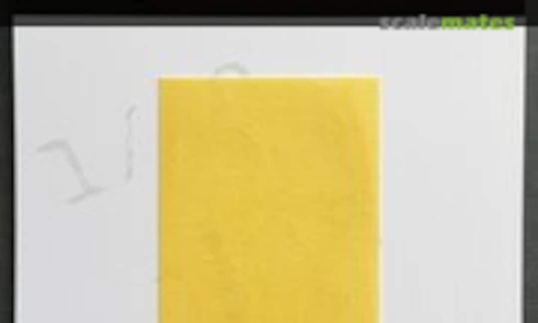 1:48 Mitsubishi F-1 Panther canopy paint mask (DEAD Design Models NM48005)