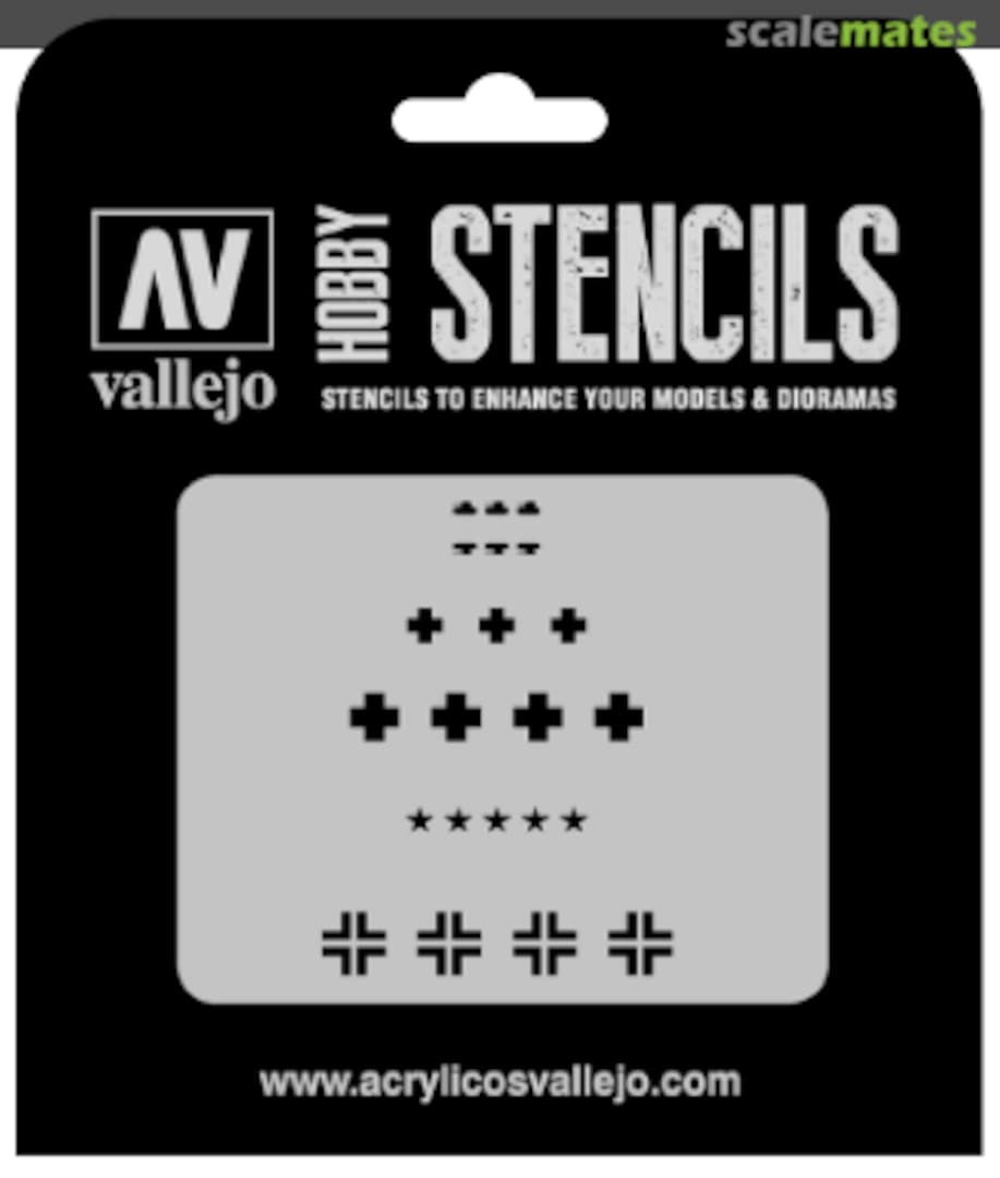 Boxart Assorted German WWII Tank Markings ST-AFV001 Vallejo Boxart Assorted German WWII Tank Markings ST-AFV001 Vallejo