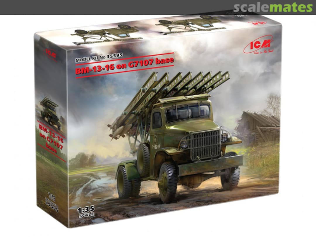 Boxart BM-13-16 on G7107 base 35595 ICM Boxart BM-13-16 on G7107 base 35595 ICM