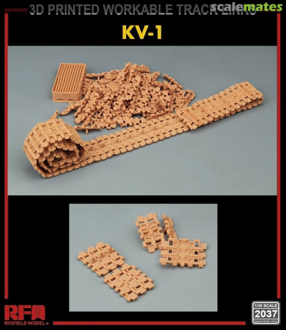 Contents 3D-printed workable track links KV-1 RM-2037 Rye Field Model Contents 3D-printed workable track links KV-1 RM-2037 Rye Field Model