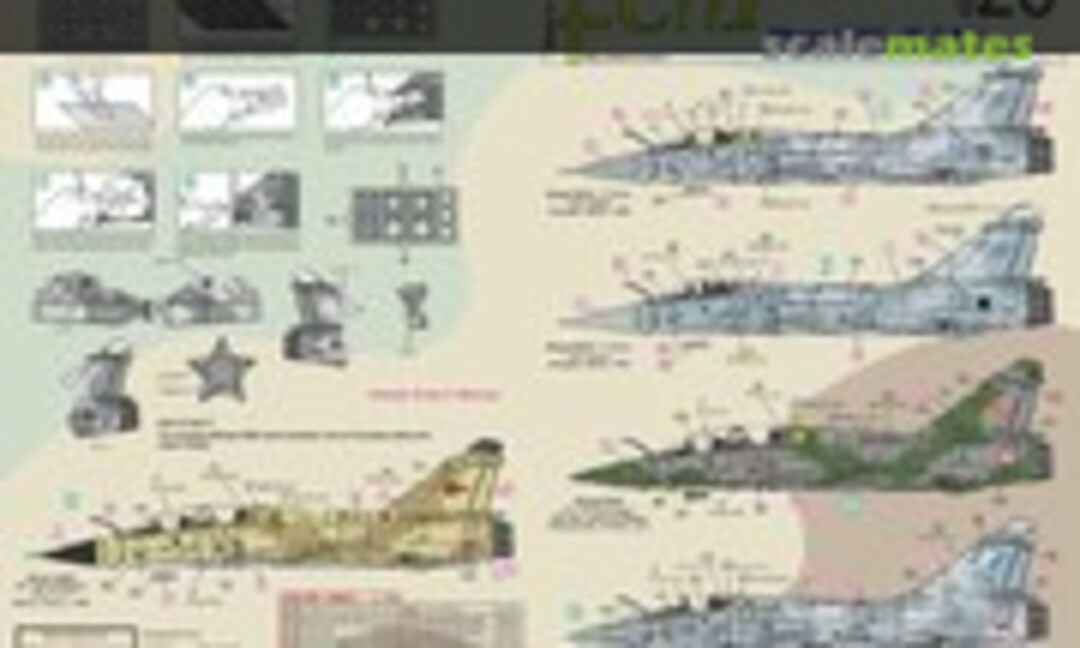 1:32 Mirage 2000C, -5F, D & N (FCM 32-026) 32-026