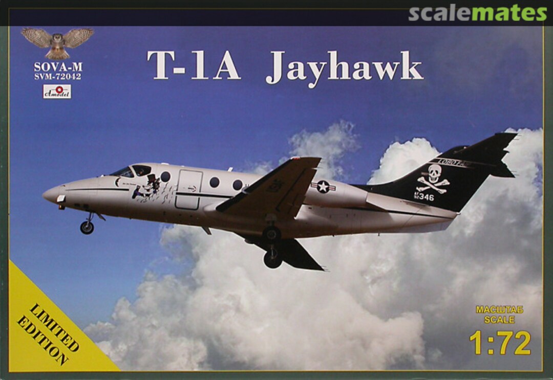 Boxart T-1A "Jayhawk" jet trainer SVM-72042 SOVA-M