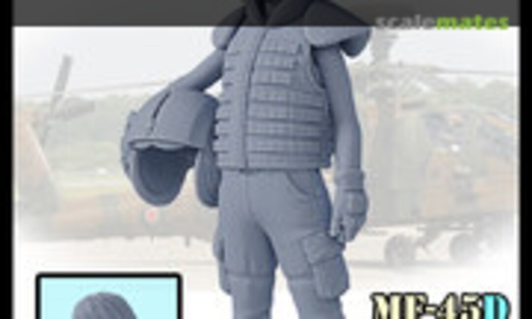 1:48 Female Helicopter Pilot Set (2 heads) (Tori Factory MF-45D) MF-45D