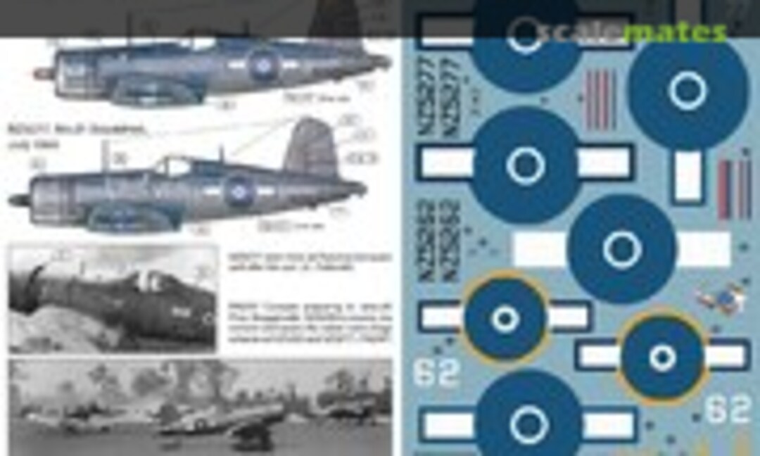 1:32 RNZAF F4U-1 CORSAIRS “DONALD DUCK” NOSE ART. (Ventura V3292) V3292