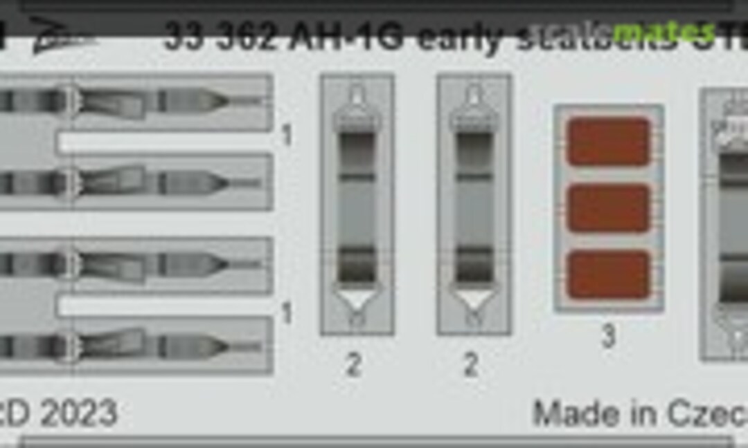 1:35 AH-1G early seatbelts (Eduard 33362) 33362