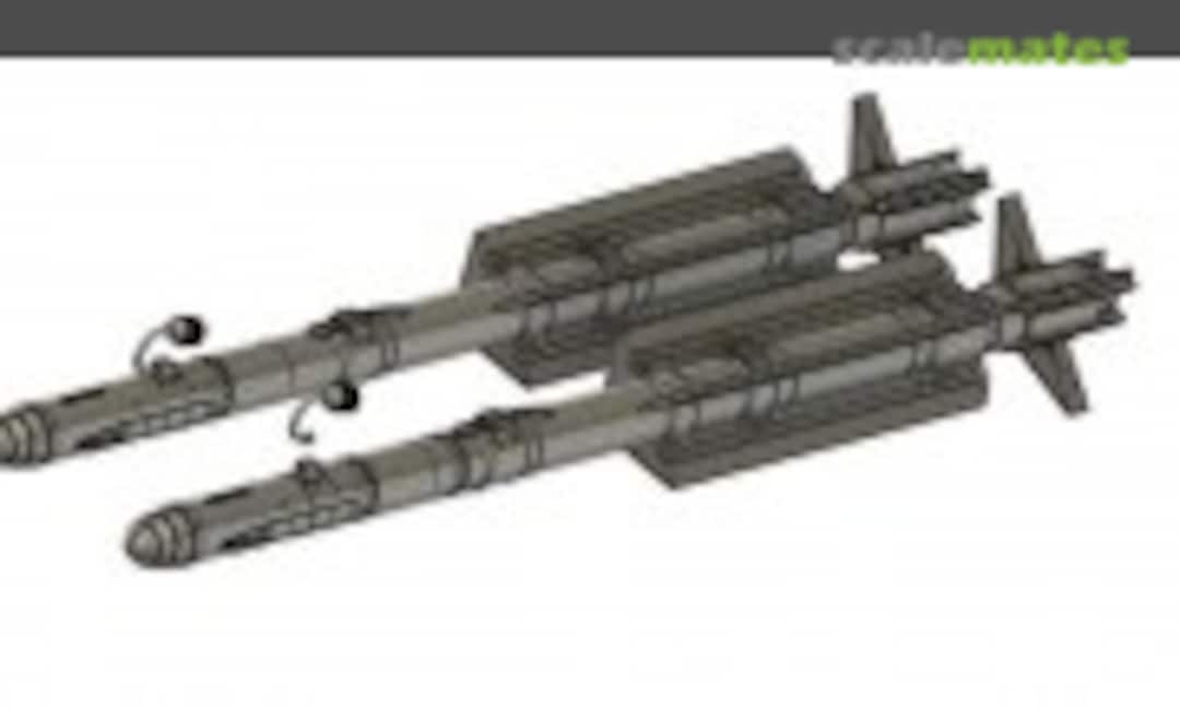 1:48 Eurofighter IRIS-T Dummy missile (Wolf 3D Resin Parts WOL480421) WOL480421