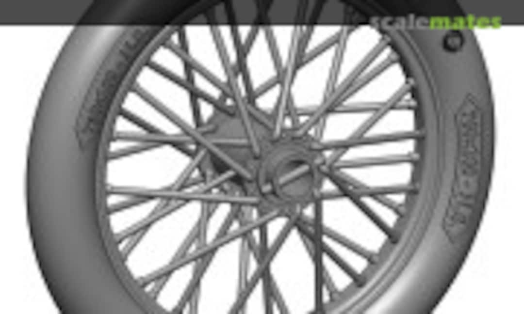 1:32 German 760x100 spoked wheels - 1 pair (ASK 200-A32009) 200-A32009