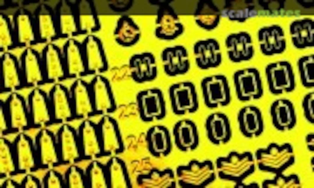 1:35 British WW2 Soldiers Insignia (Rado Miniatures 35PE21) 35PE21