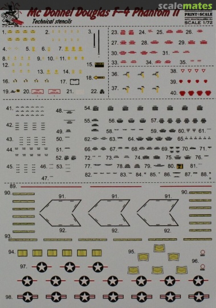 Boxart F-4 Phantom II 72-031 Print Scale Boxart F-4 Phantom II 72-031 Print Scale
