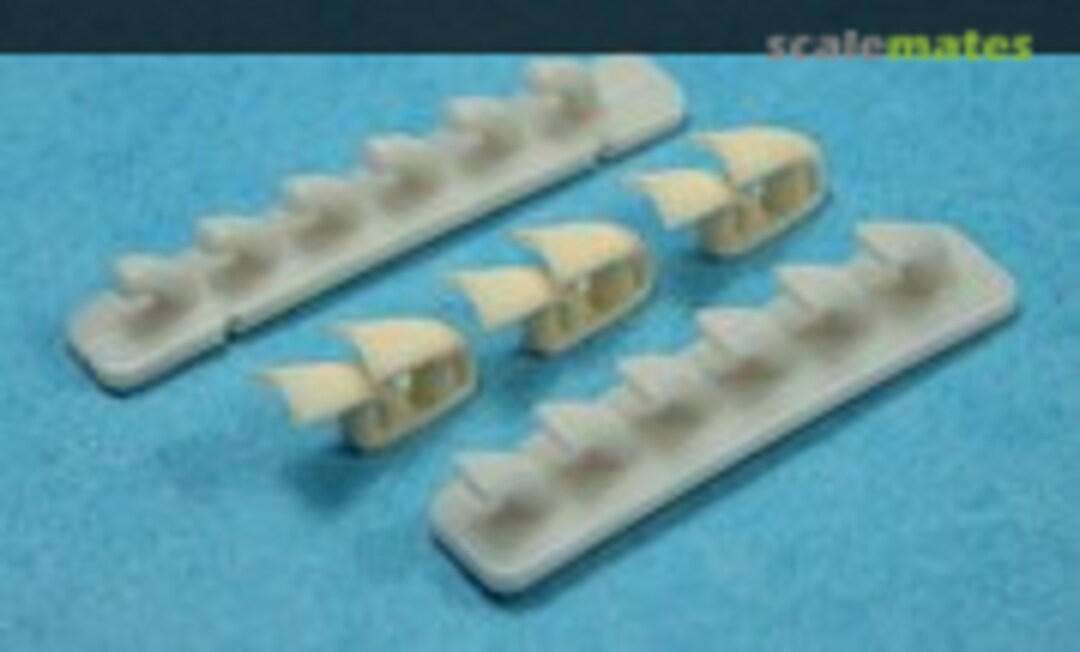 1:48 Curtiss P-40F-N Flared Exhausts (Ultracast 48144) 48144