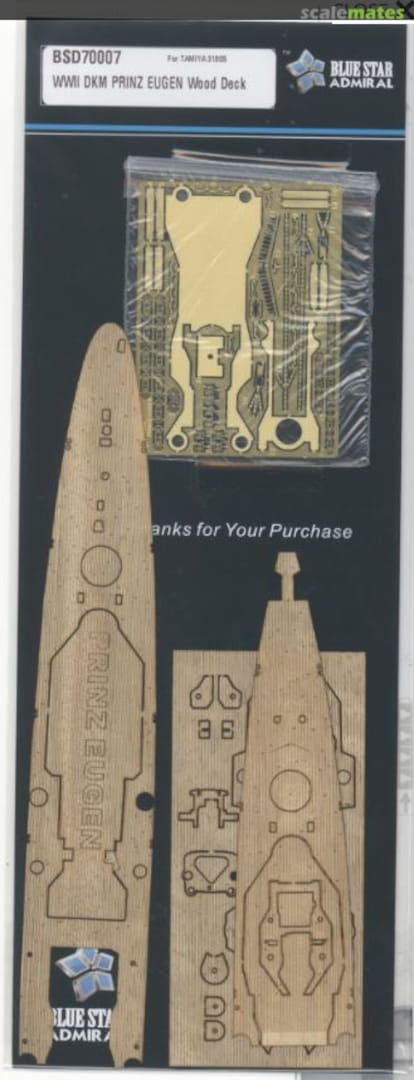 Boxart PRINZ EUGEN Wooden Deck BSD70007 Voyager Model Boxart PRINZ EUGEN Wooden Deck BSD70007 Voyager Model