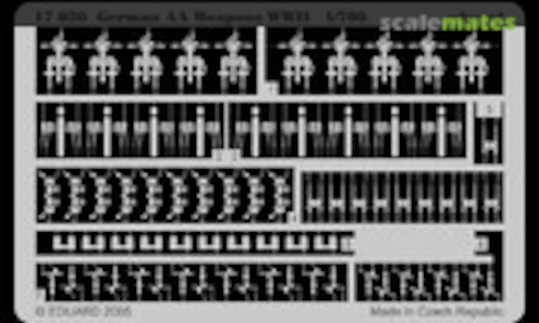 1:700 German AA Weapons WW2 (Eduard 17020)