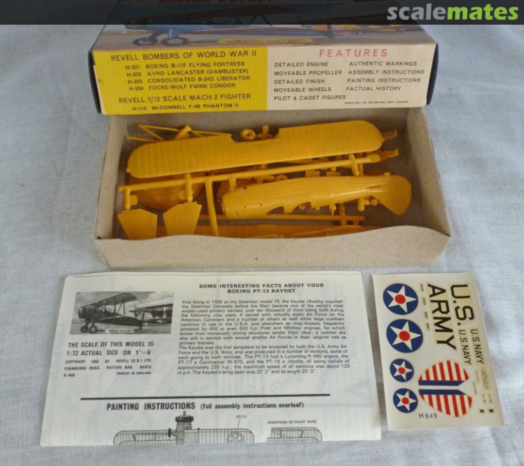 Contents Boeing Kaydet H-649 Revell (Great Britain) Contents Boeing Kaydet H-649 Revell (Great Britain)