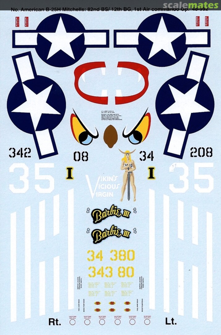 Boxart B-25H Mitchells 48-992 Microscale Boxart B-25H Mitchells 48-992 Microscale