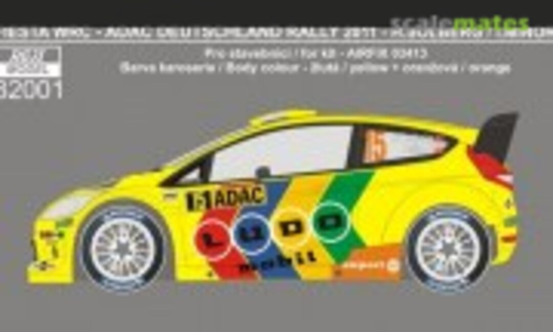 1:32 Ford Fiesta WRC Ludo Mobil #15 (REJI Model 32001) 32001