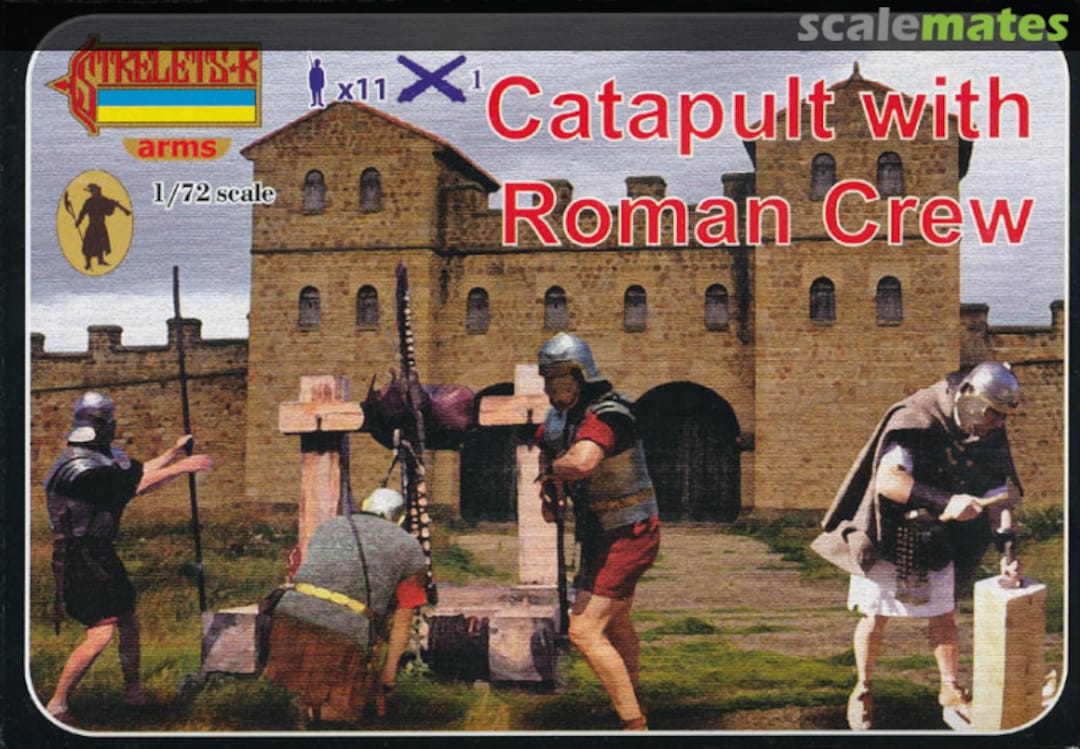 Boxart Catapult with Roman Crew A009 Strelets-R Boxart Catapult with Roman Crew A009 Strelets-R
