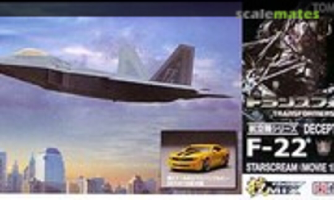1:144 Decepticons F-22 Starcscream (Movie 1) (Tomytec TF01)