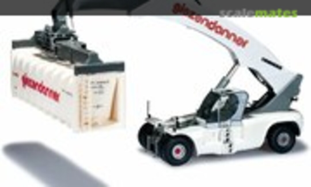 LIEBHERR Reachstacker LRS 645 mit 2 Containern &quot;Giezendanner&quot; (CH) (Herpa 302784 )