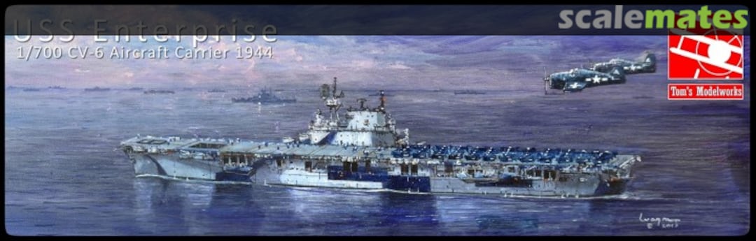 Boxart USS Enterprise (CV-6), 1944 700-07 Tom's Modelworks Boxart USS Enterprise (CV-6), 1944 700-07 Tom's Modelworks