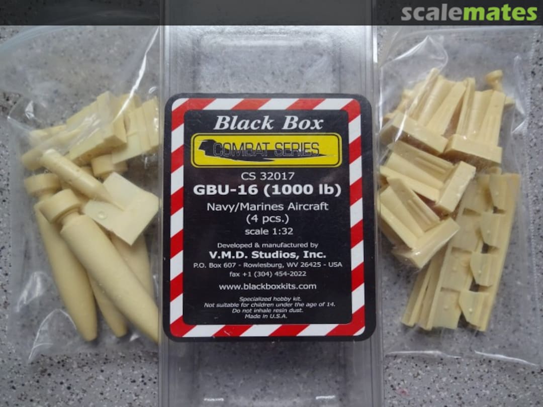 Boxart GBU-16 1000 lb bombs (Thermally Protected) CS 32017 Black Box Boxart GBU-16 1000 lb bombs (Thermally Protected) CS 32017 Black Box