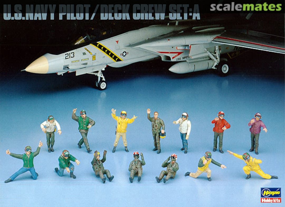 Boxart U.S. Navy Pilot/Deck Crew Set A 36006-1200 Hasegawa Boxart U.S. Navy Pilot/Deck Crew Set A 36006-1200 Hasegawa