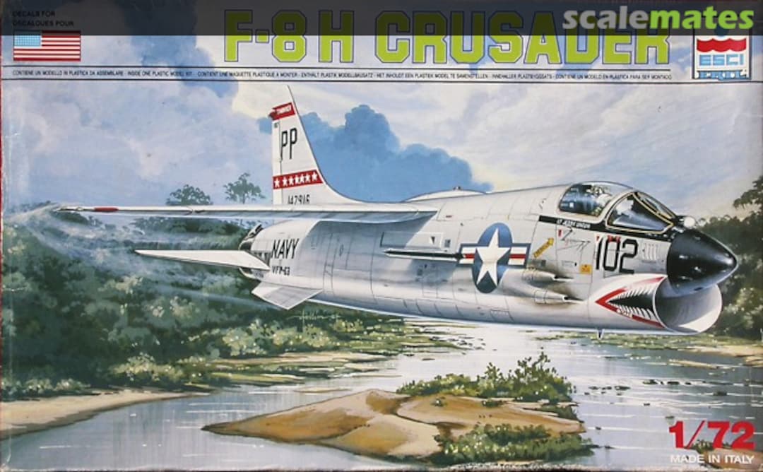 Boxart F-8 H Crusader 9074 ESCI/ERTL Boxart F-8 H Crusader 9074 ESCI/ERTL