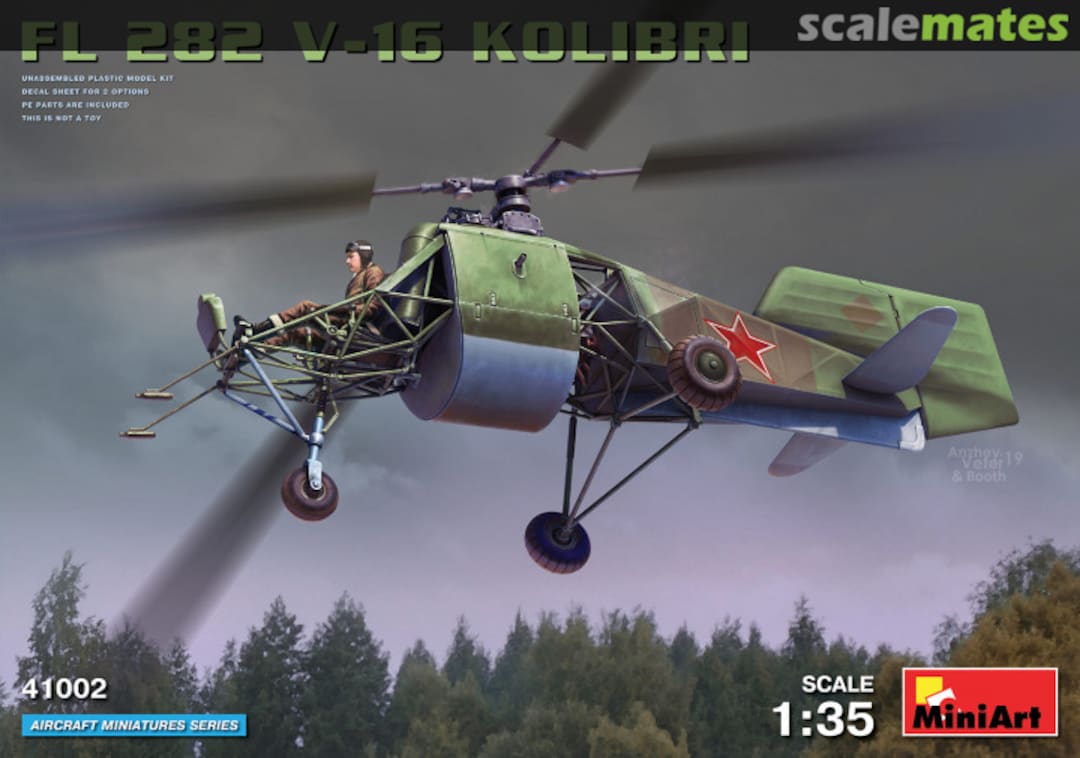 Boxart FL 282 V-16 Kolibri 41002 MiniArt Boxart FL 282 V-16 Kolibri 41002 MiniArt