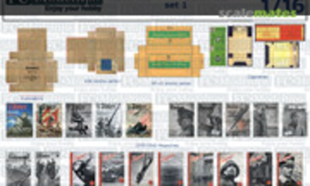 1:16 German packages and magazines (FC Modeltips 16307) 16307