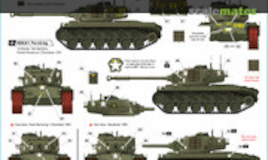 1:35 USMC M26/ M26A1 Pershing (Star Decals 35-C1267) 35-C1267