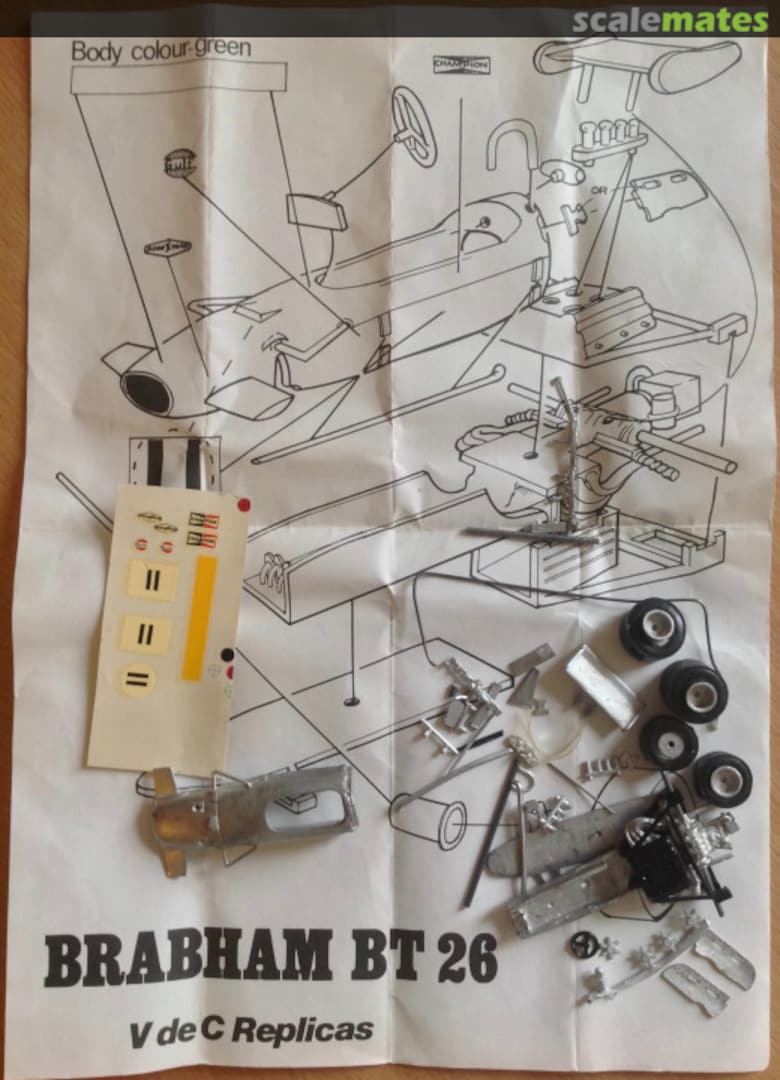 Boxart Brabham BT26A V de C Replicas Boxart Brabham BT26A V de C Replicas