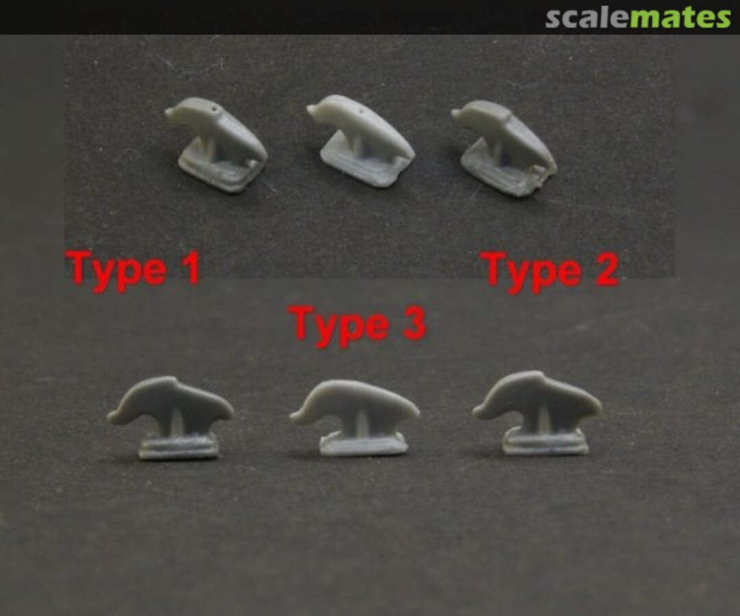 Boxart Towing Hooks 1,2 and 3 types Soviet medium and heavy tanks and more (12 pcs in a set) NS35083 North Star