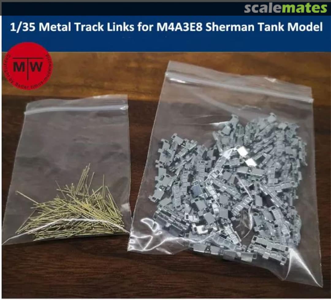 Boxart M4A3E8 Sherman Track Links SX35019 San Xin Model Boxart M4A3E8 Sherman Track Links SX35019 San Xin Model