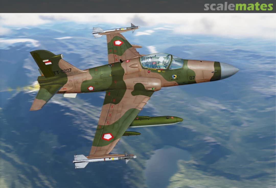 Boxart Hawk 209 light fighter AAM7252 A&A Models